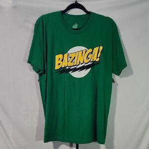 Ripple Junction Green Bazinga Graphic Tee